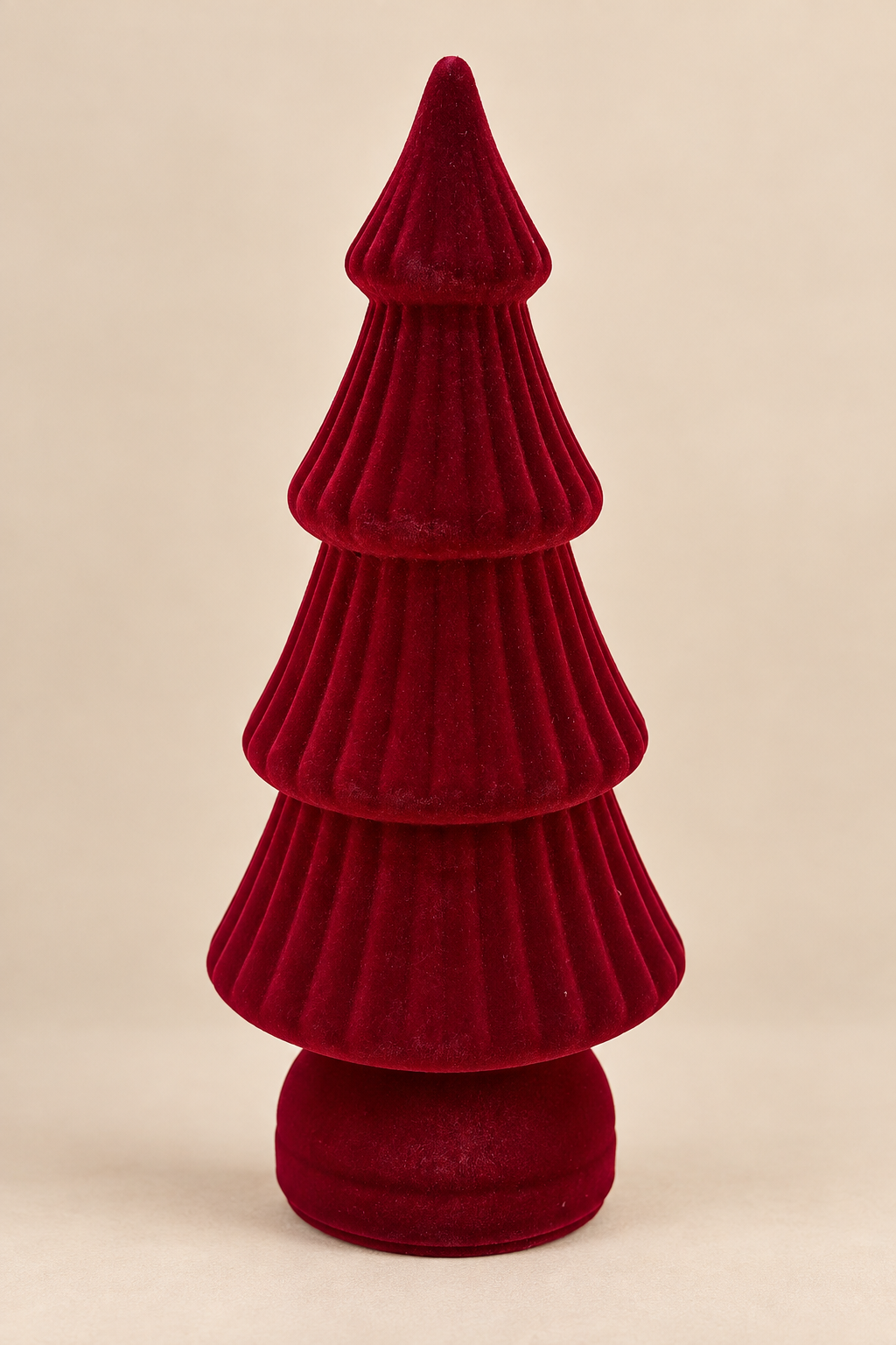 Arbolito Navideño Rojo Velvet 26 cm