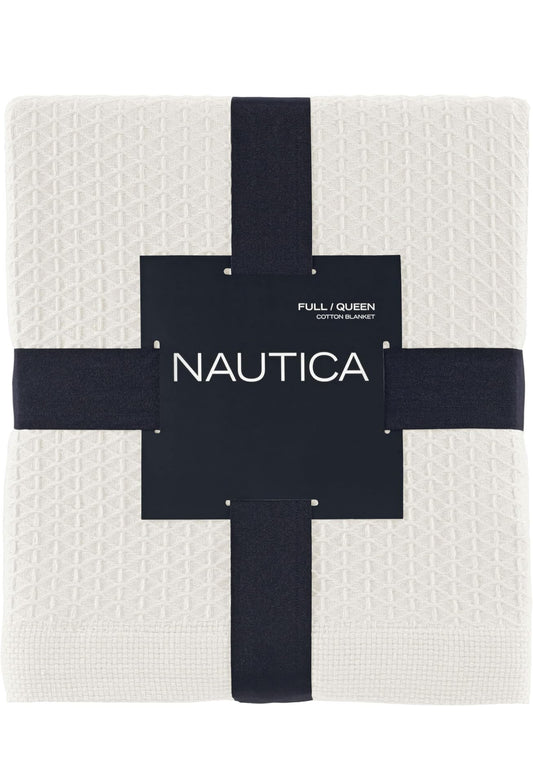 Nautica Full Queen. Cotton blanket.