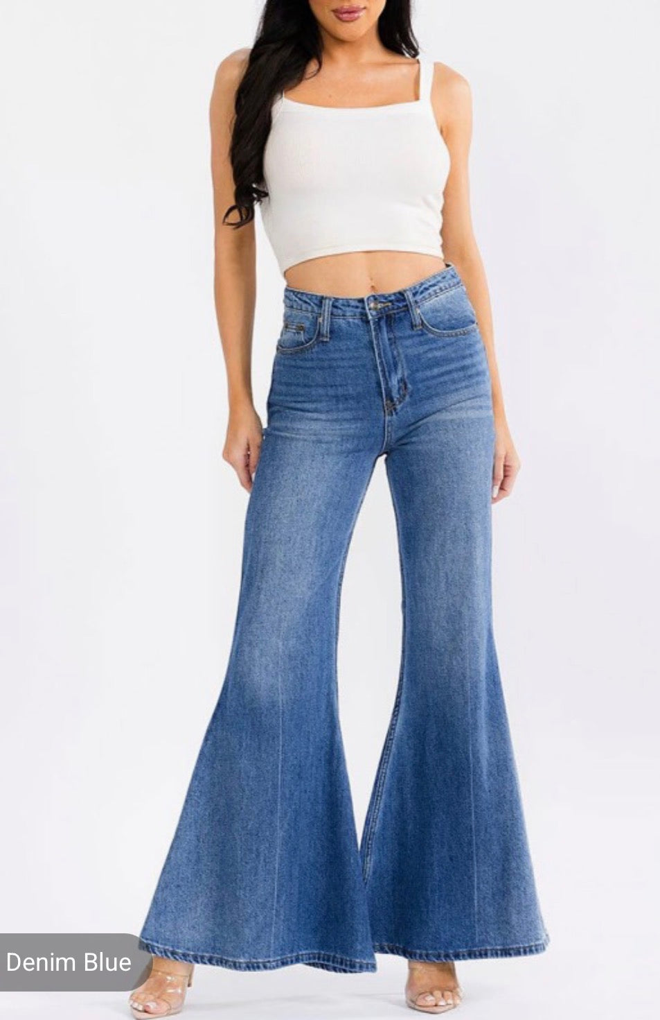 Pantalón Denim campana