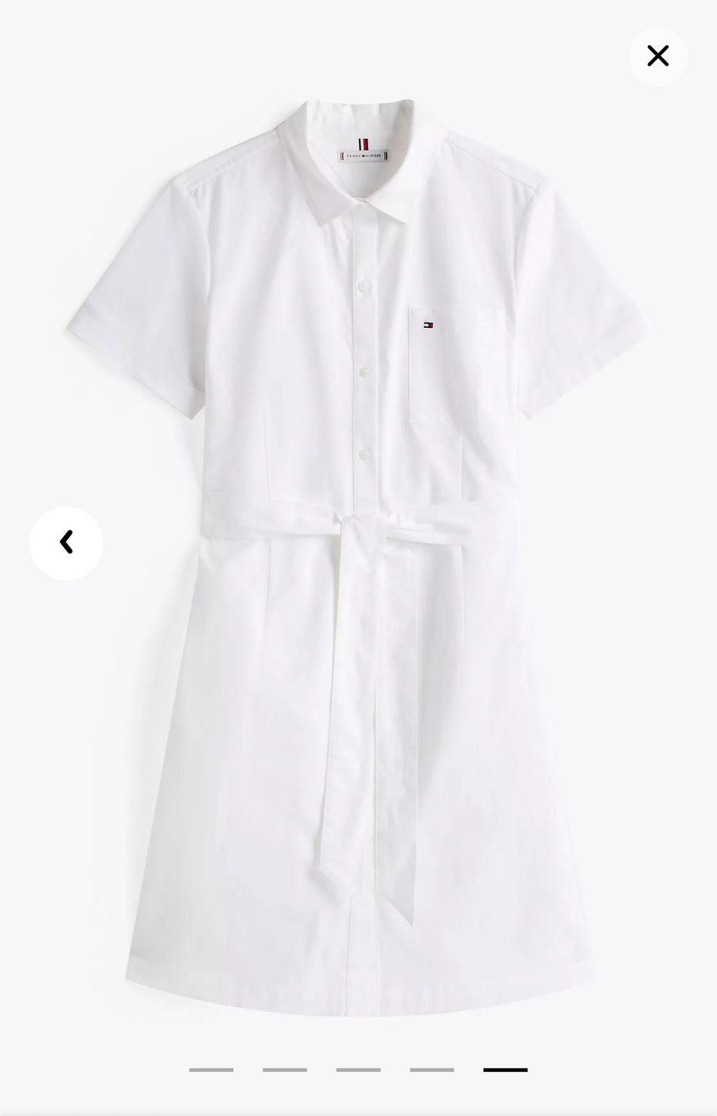 Vestido blanco Tommy Hilfiger