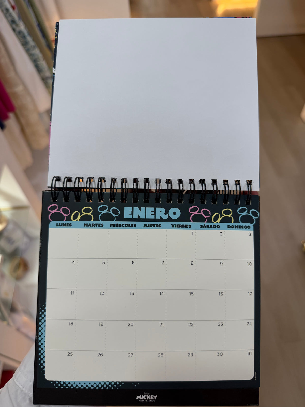 Calendario Mickey 2027