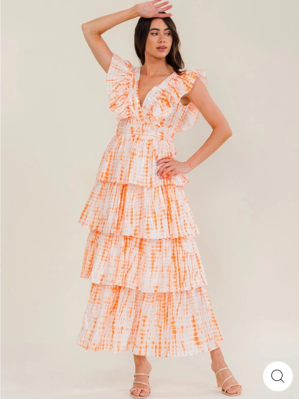 Vestido Capri Sunset anaranjado 🍊✨