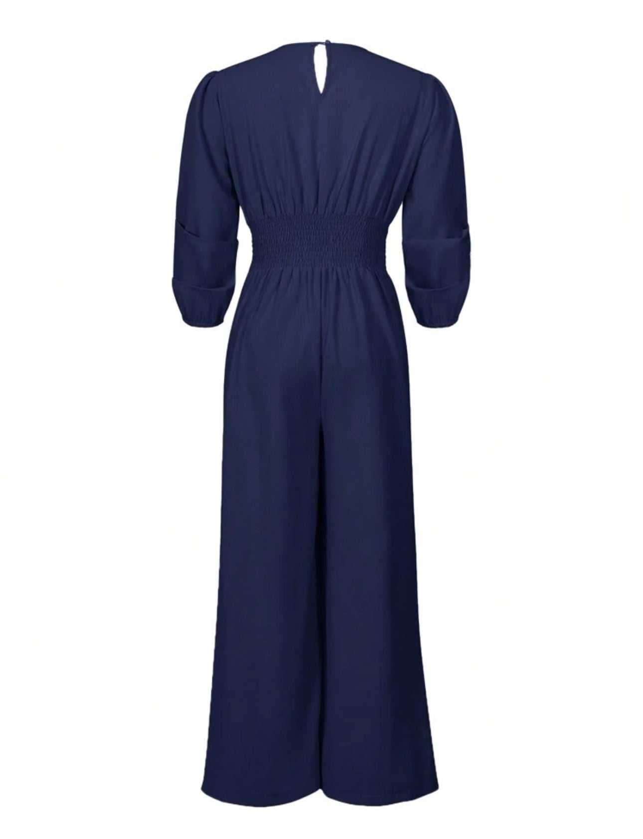 Jumpsuit azul mangas farol