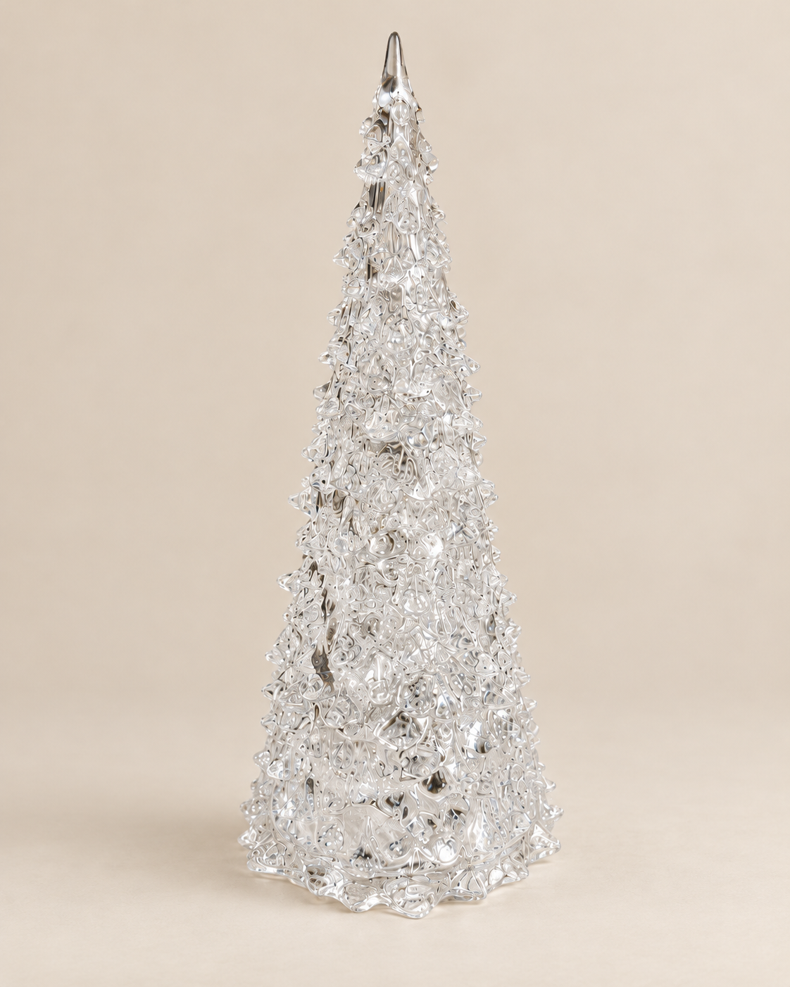 Árbol Navideño de Cristal Iluminado