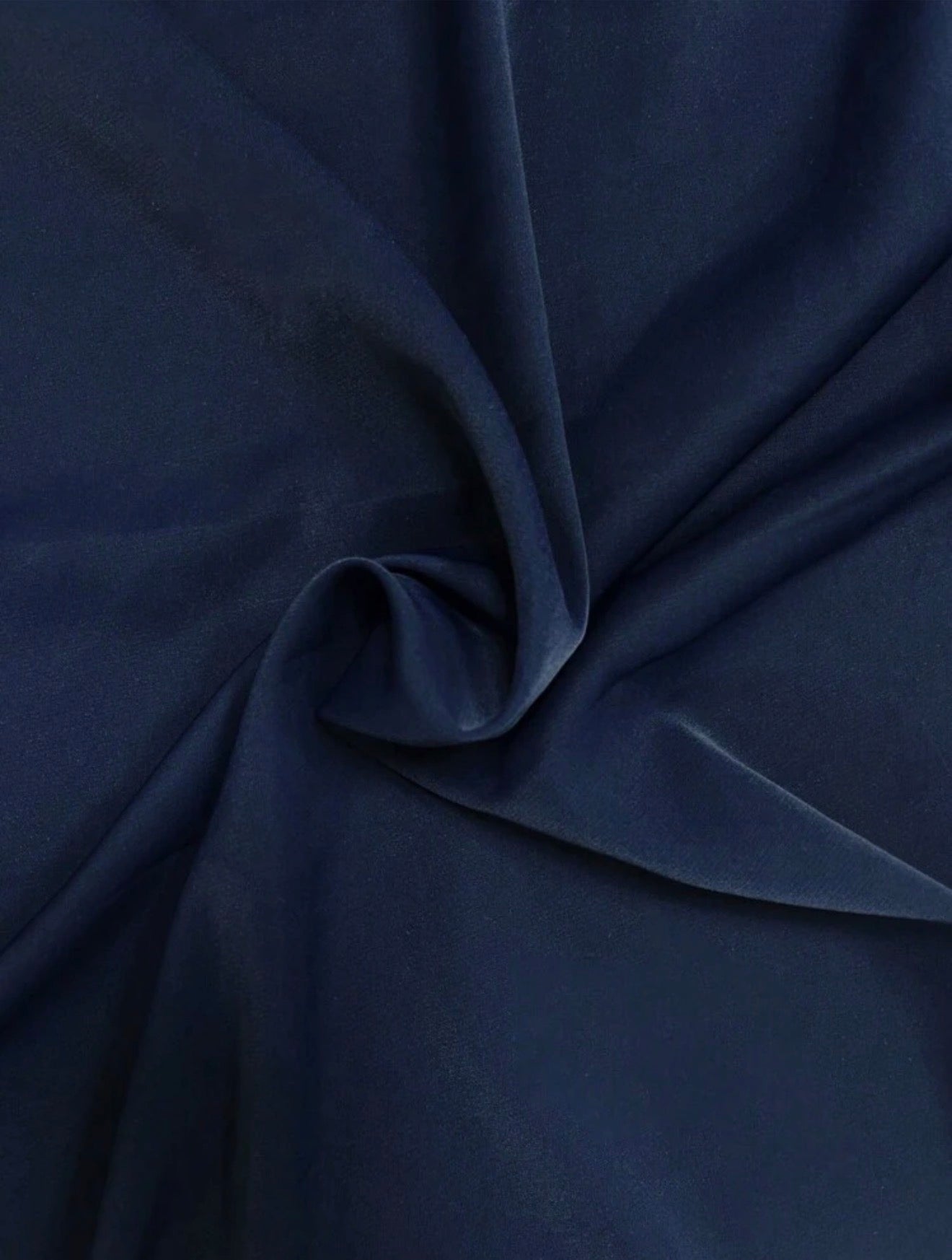 Vestido azul marino corto manga larga