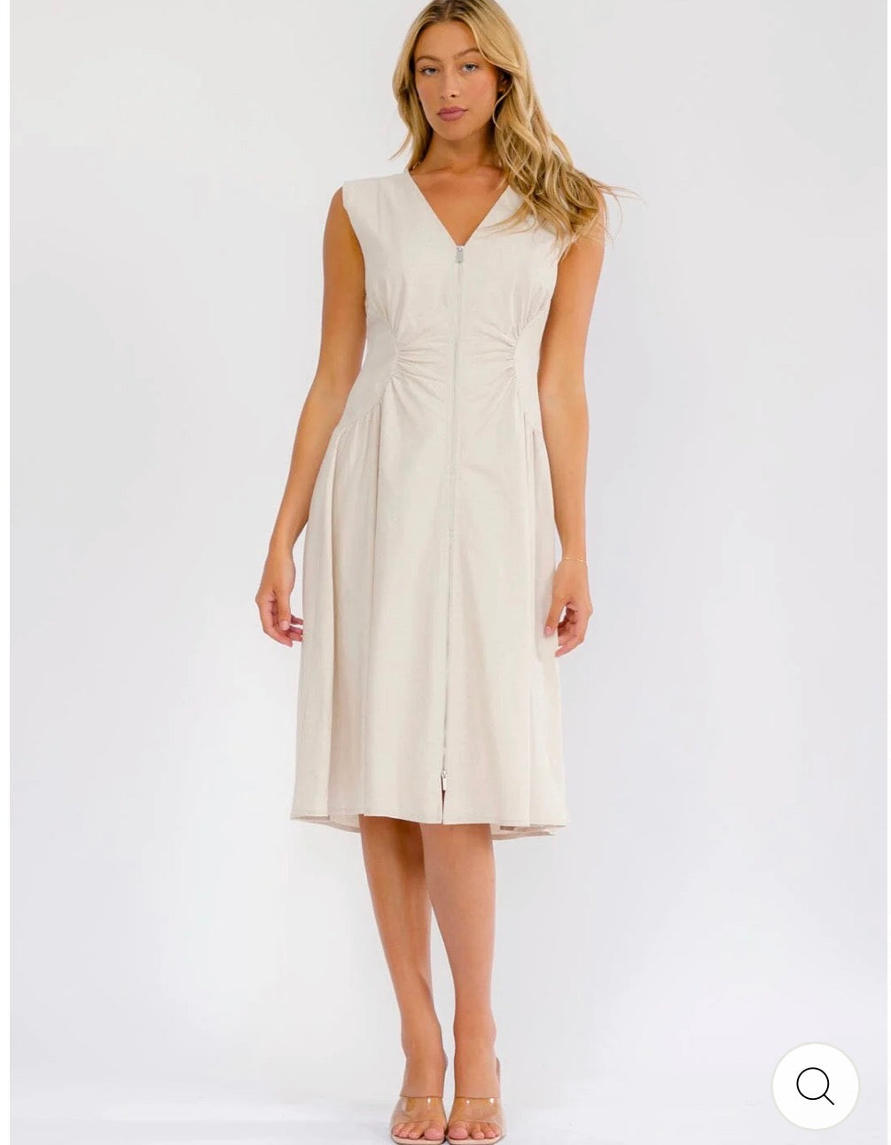 Vestido Valencia beige