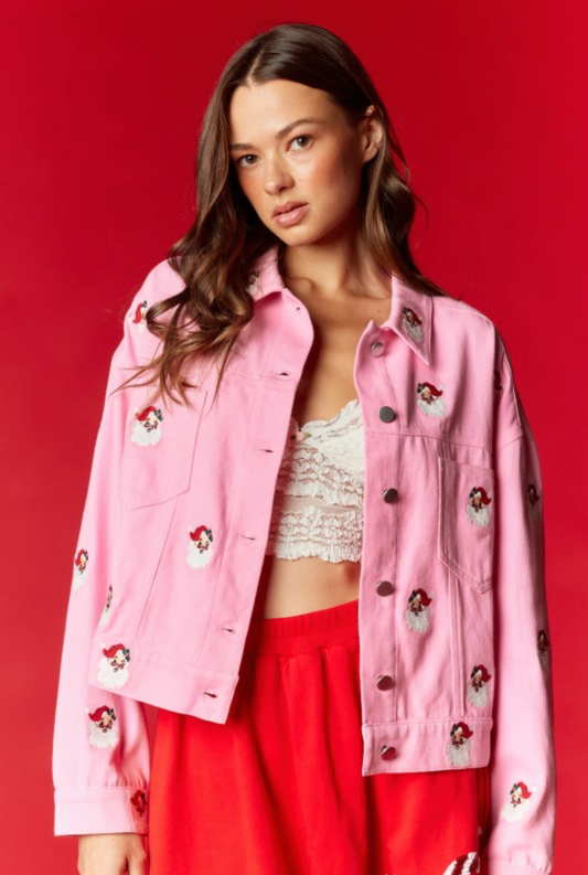 Chaqueta Pink Santa rosada