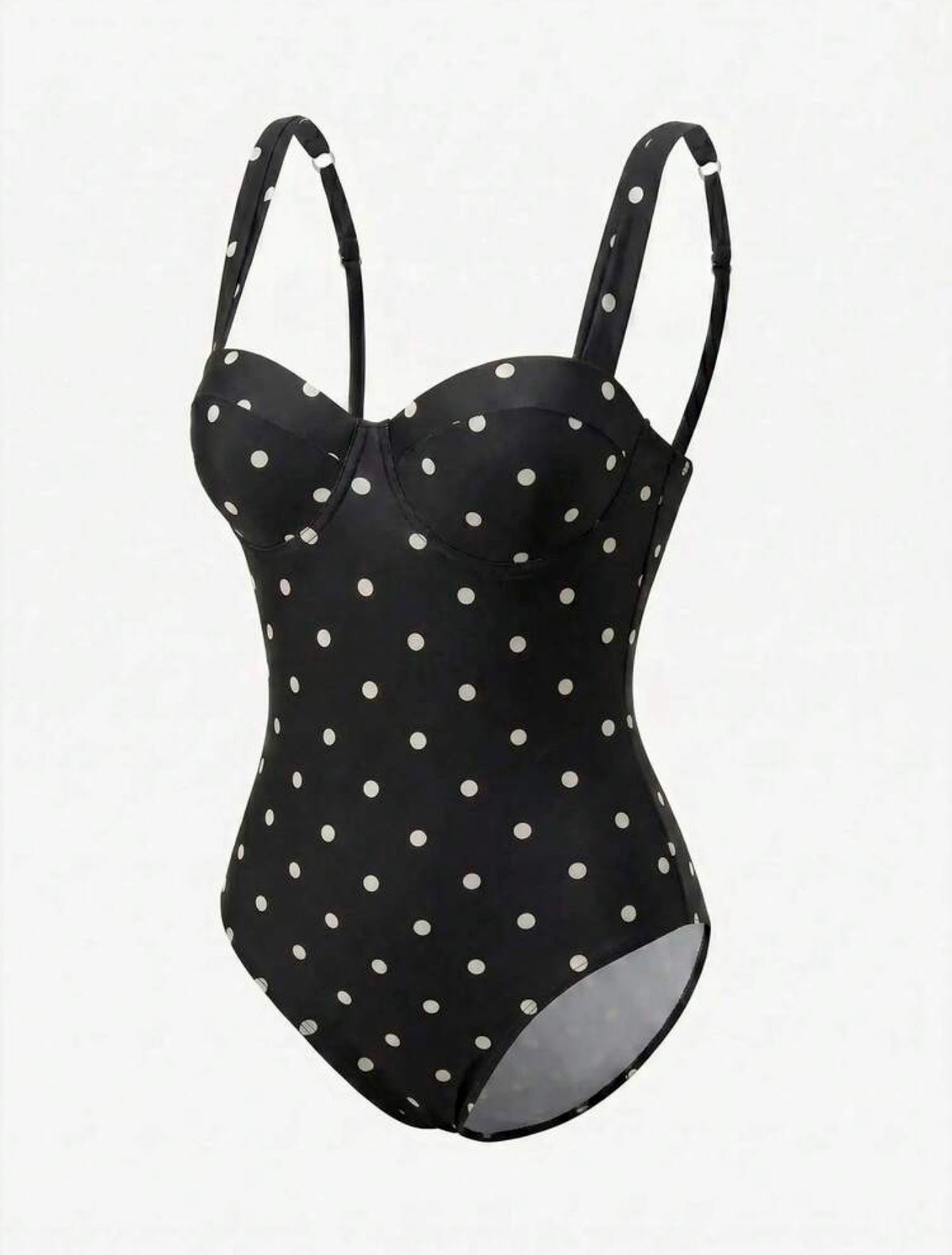 Conjunto Traje de baño con falda polka dot (dos piezas)