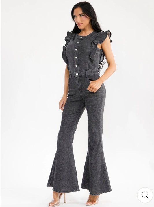 Jumpsuit negro Denim