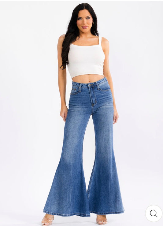 Pantalón Denim campana