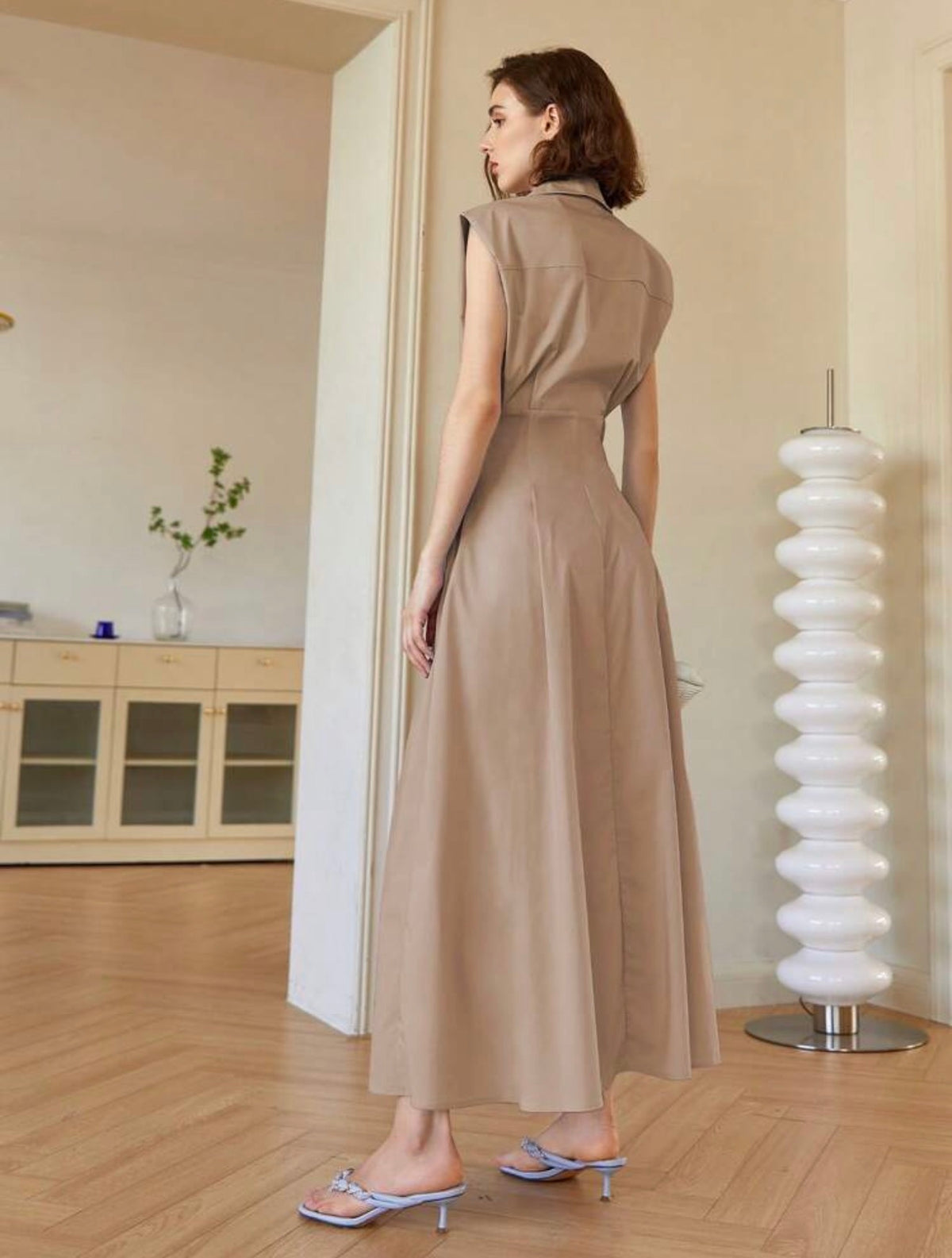 Vestido Amelia beige arena