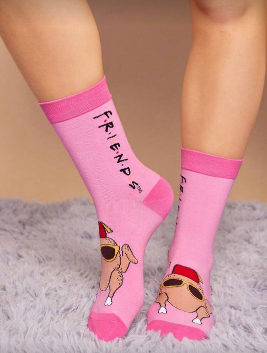 Calcetines Friends color rosado