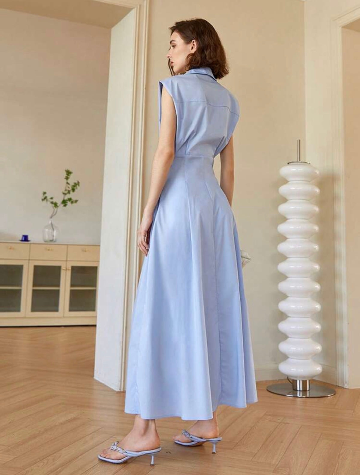 Vestido Amelia azul celeste
