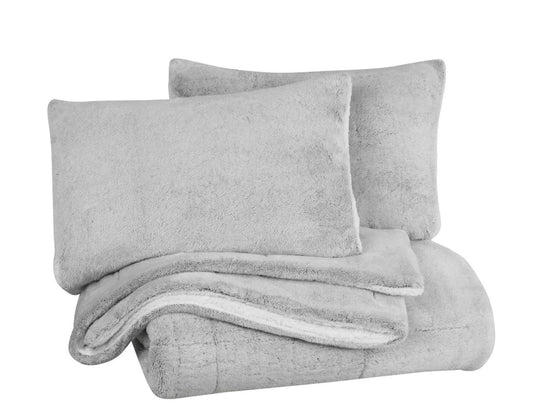 Swift Home | Reversible Faux set de 2 fundas para almohada  Fall/Winter Comforter Set
