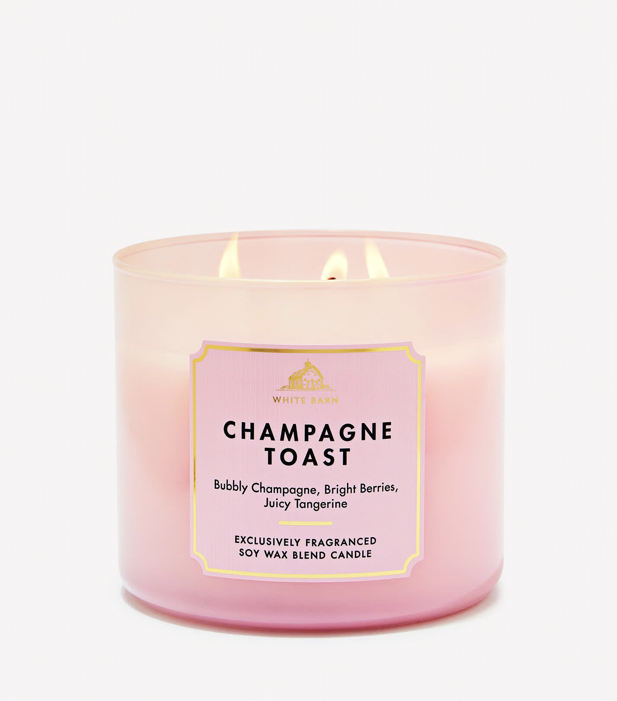 Champagne toast - 3-Wick Candle - White Barn