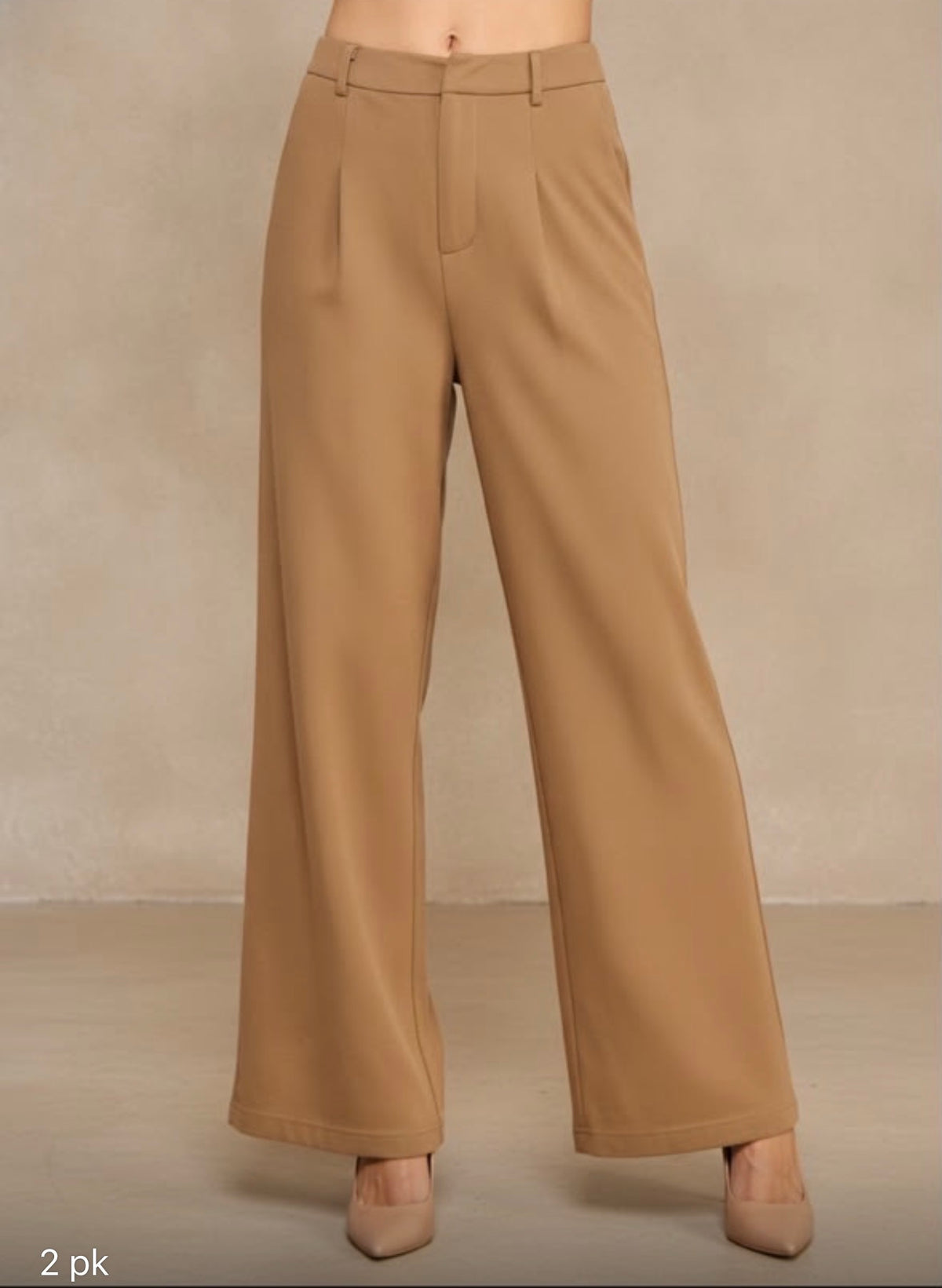 Pantalón café elegante Rubienn
