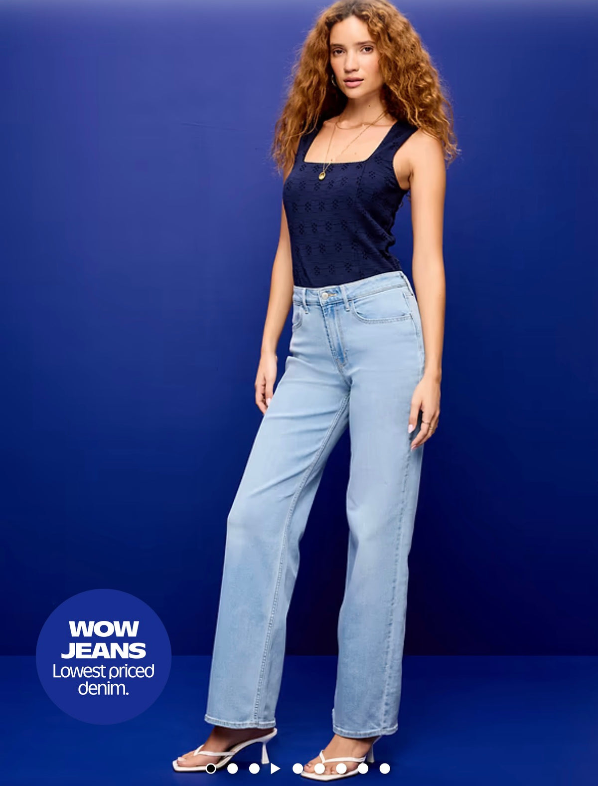 Jean high rise wow wide leg Old Navy