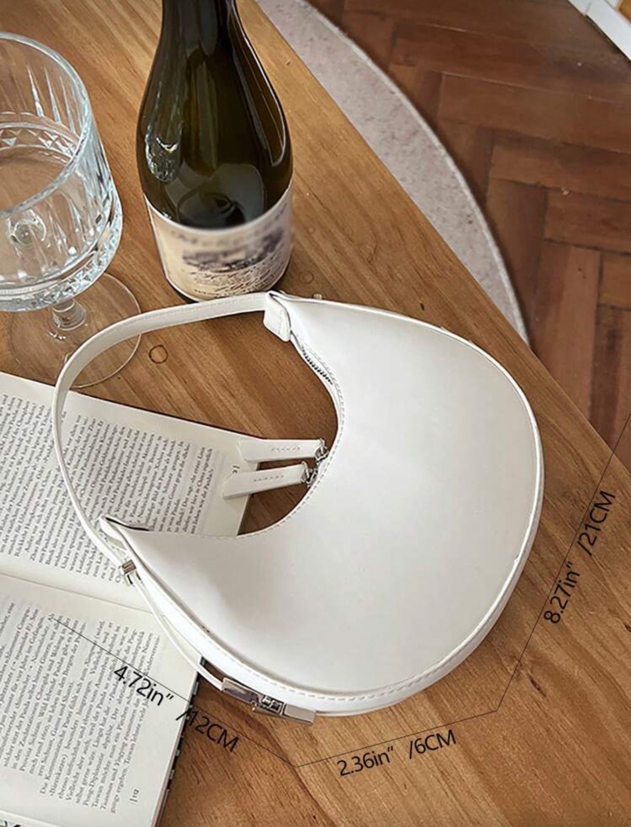 Cartera blanca pequeña