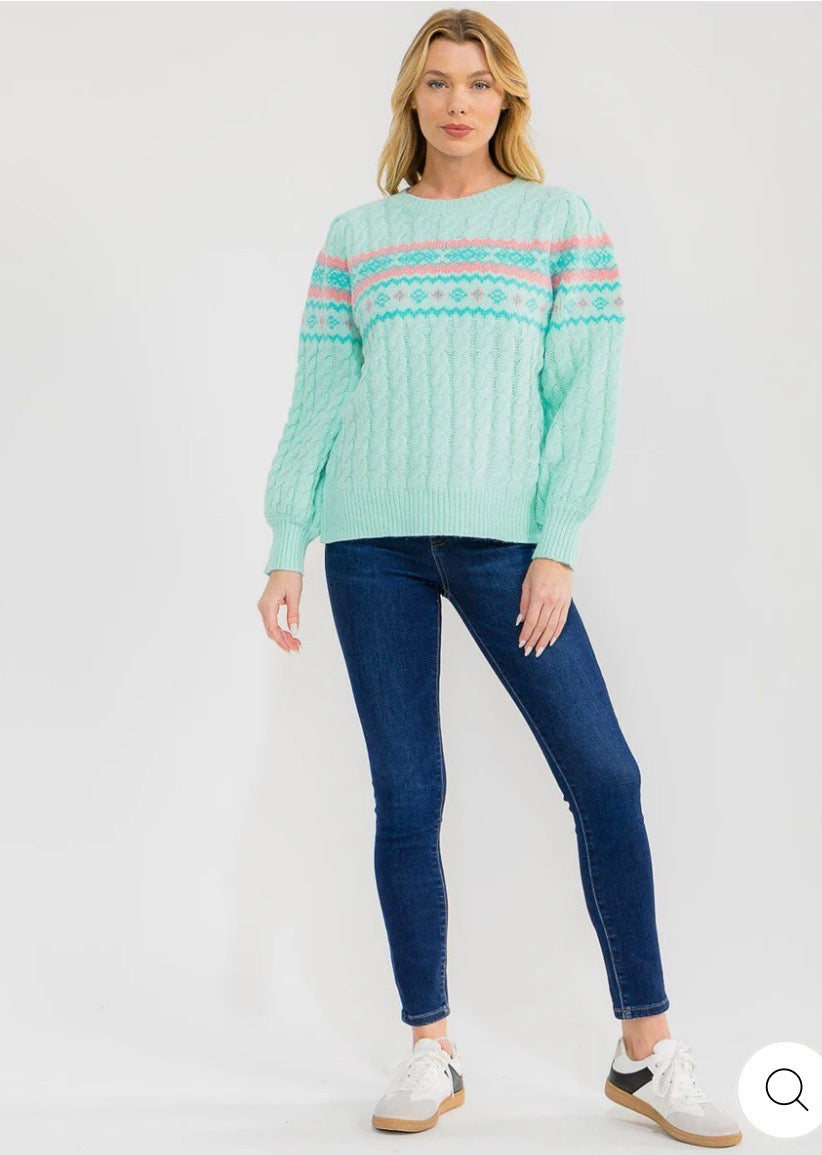 PULLOVER SWEATER MINT