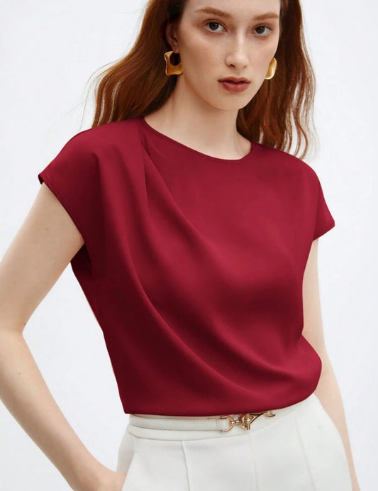Camisa roja manga corta
