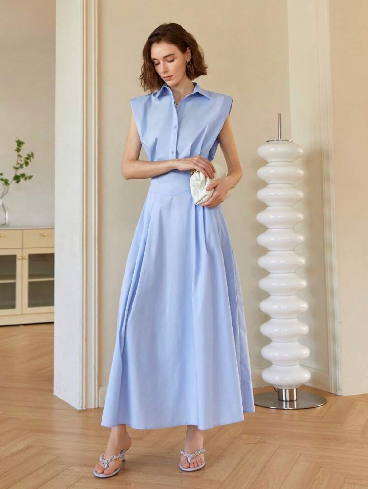 Vestido Amelia azul celeste
