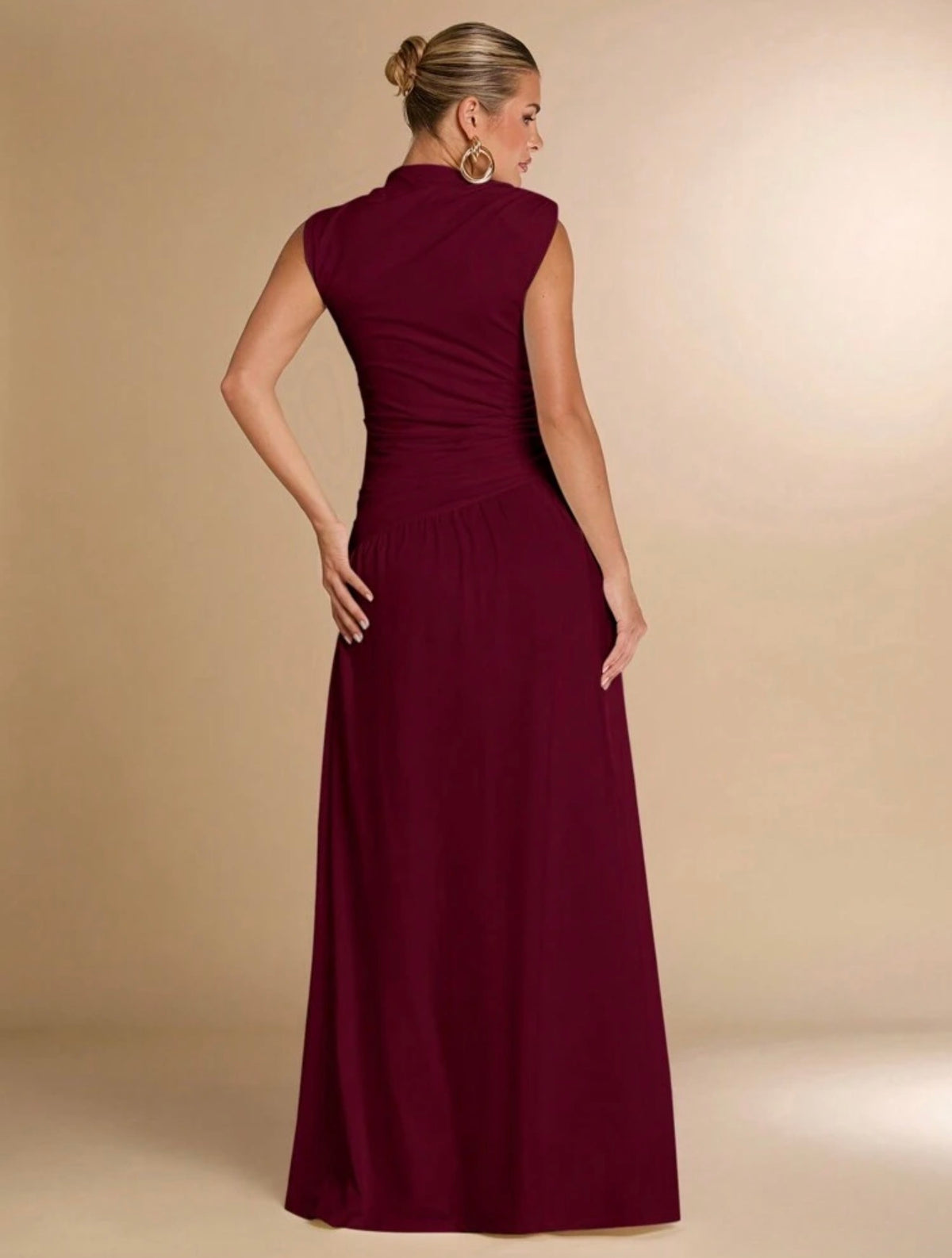 Vestido burgundy largo