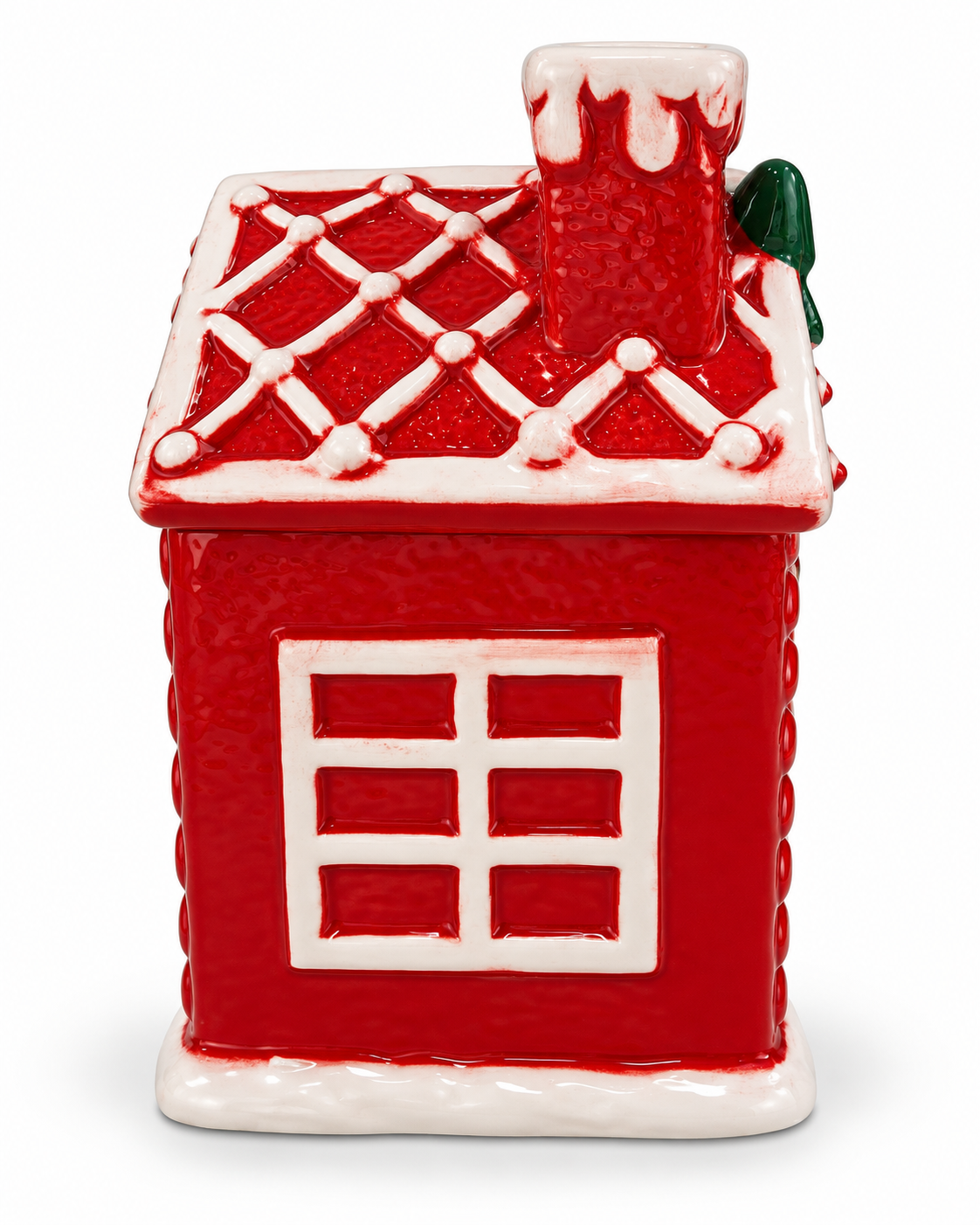 Casita navidad de cerámica 9.5*9.5*15cm
