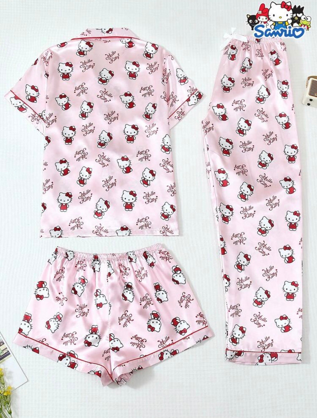 Pijama Hello Kitty 3 piezas
