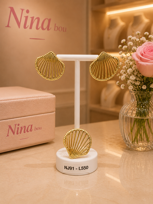 Nj91 Set aritos + anillo