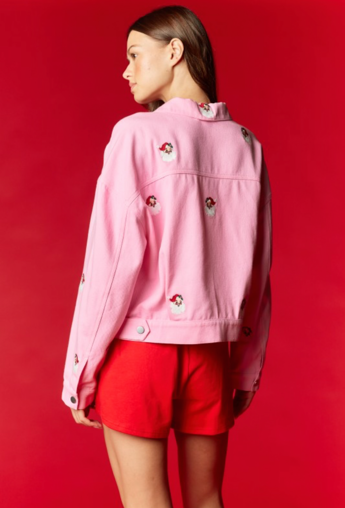 Chaqueta Pink Santa rosada
