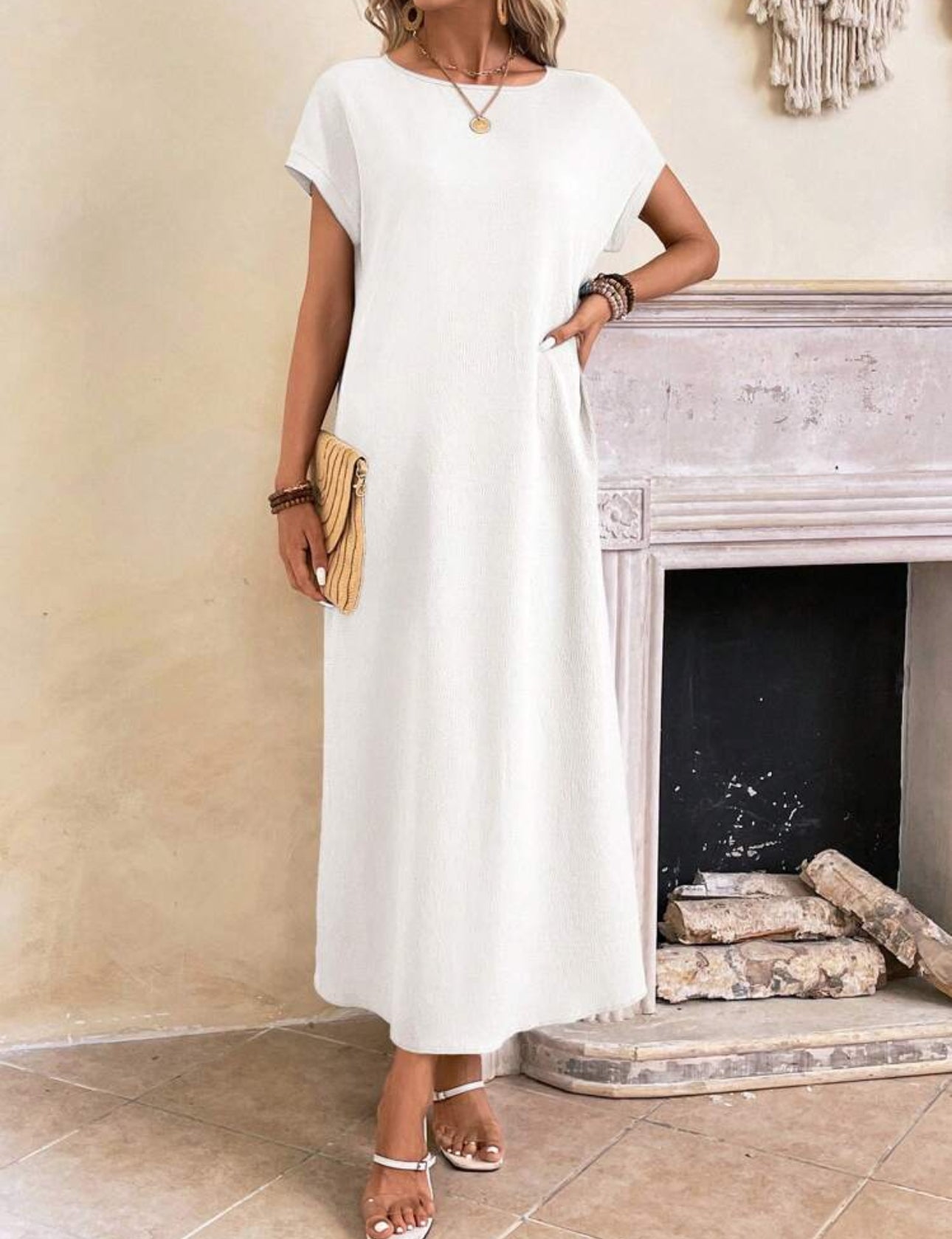 Vestido blanco largo