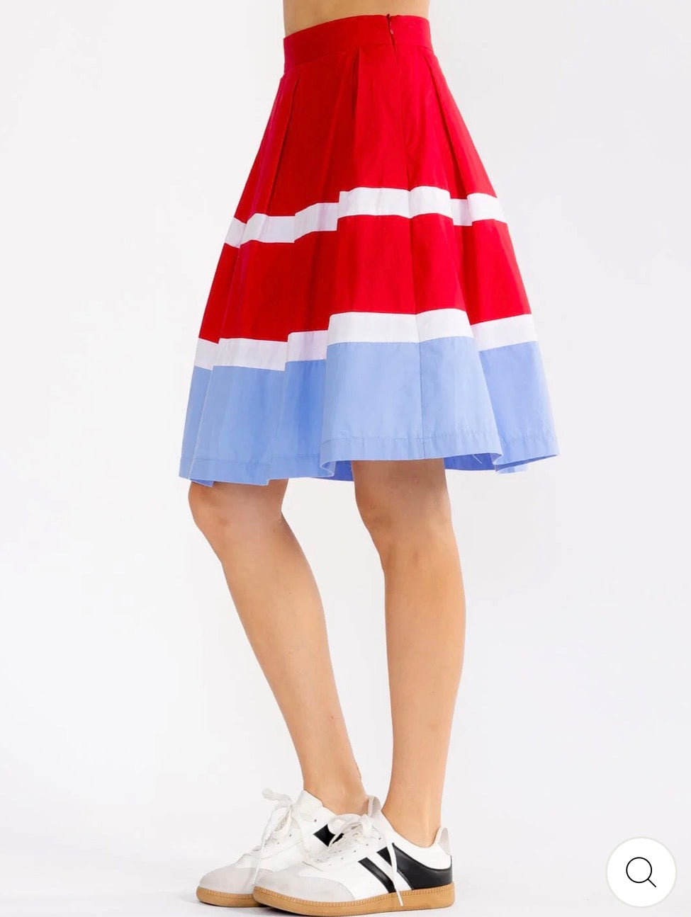 Falda tricolor