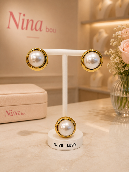 NJ76 set de aritos y anillo