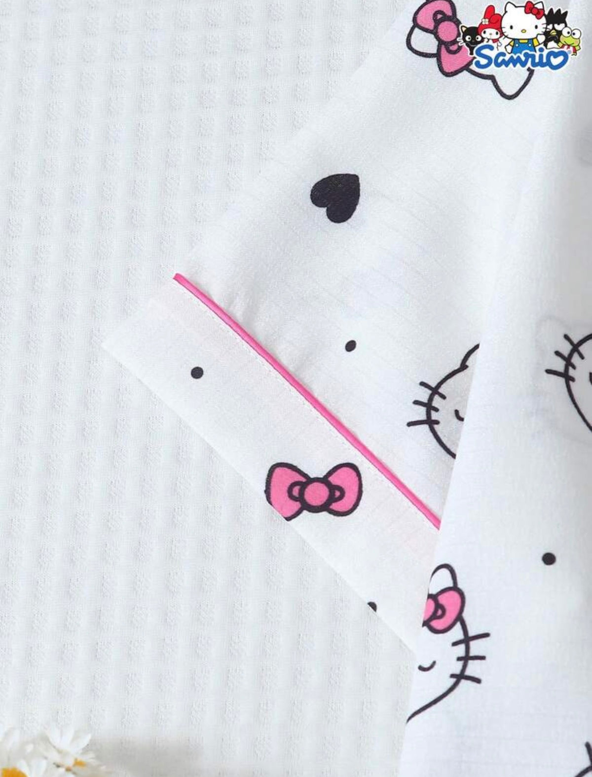 Pijama Hello Kitty blanca 2 piezas