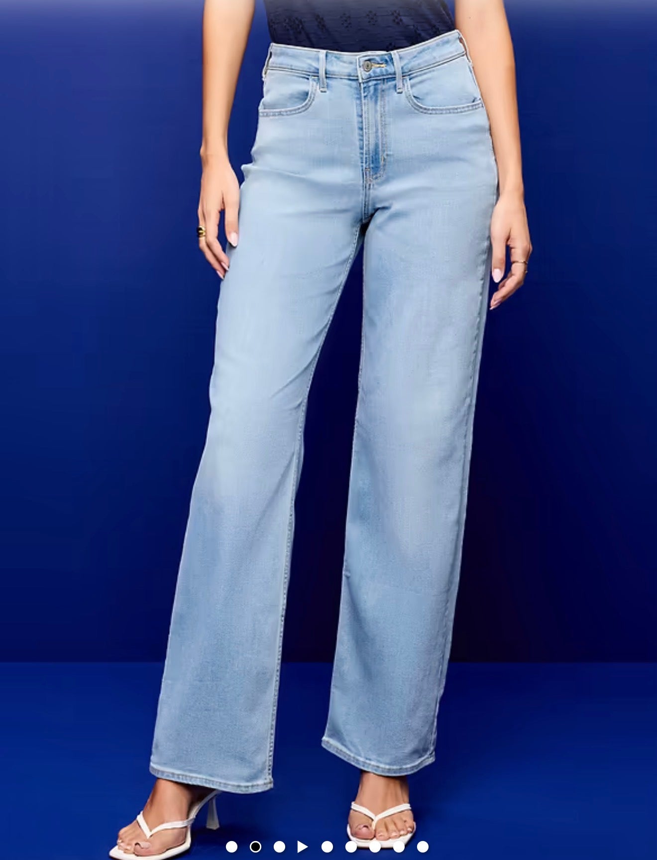 Jean high rise wow wide leg Old Navy