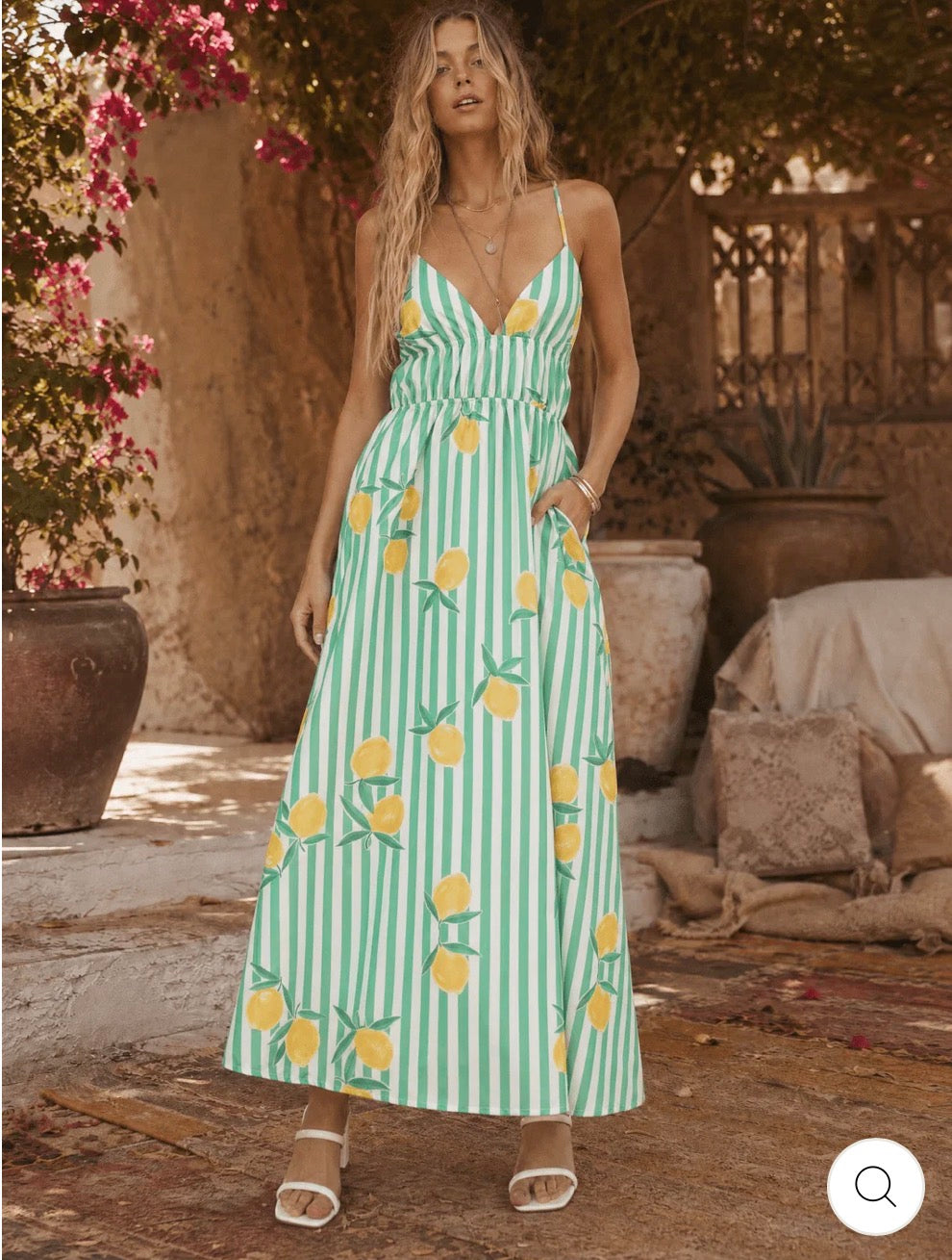 Vestido Capri Lemon verde