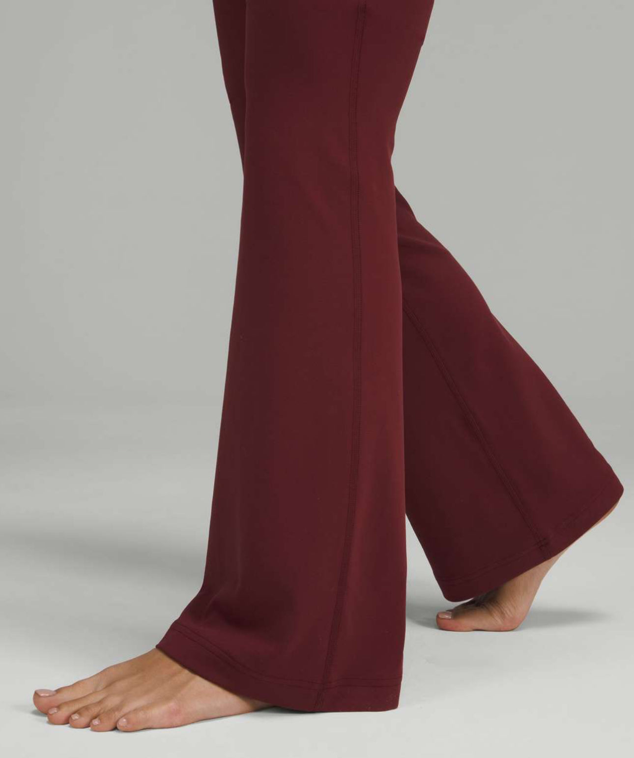 Red merlot groove SHR flared pant