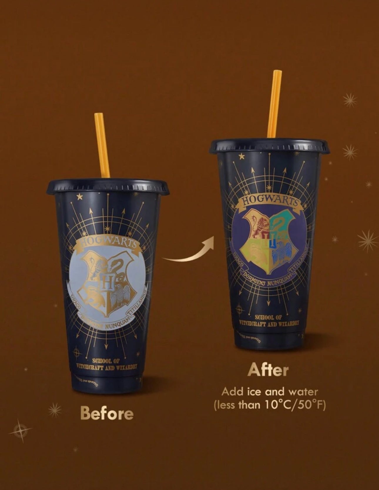 Bote Harry Potter que cambia de color