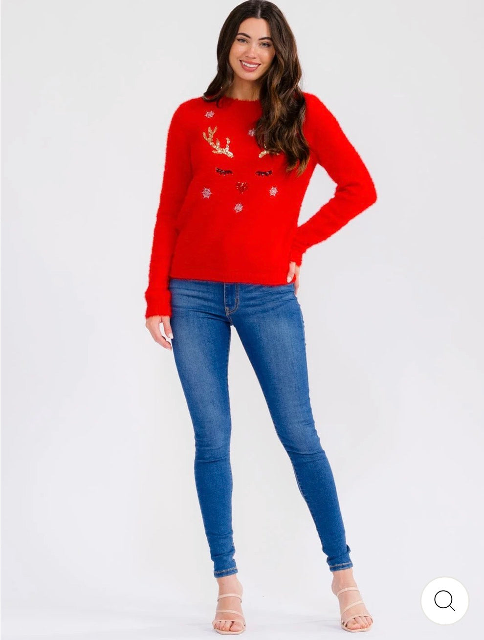 Suéter rojo de Navidad