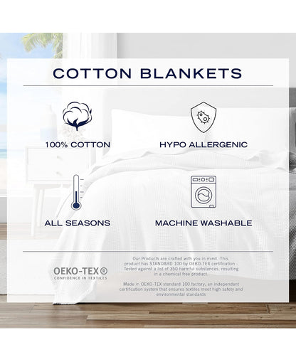Nautica Full Queen. Cotton blanket.
