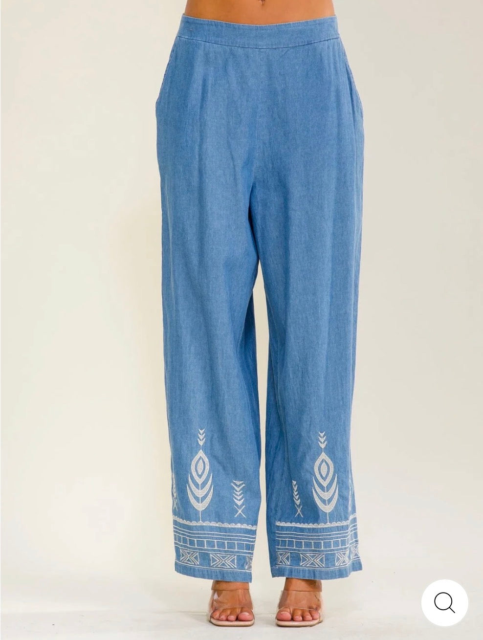 Pantalón Santorini azul celeste