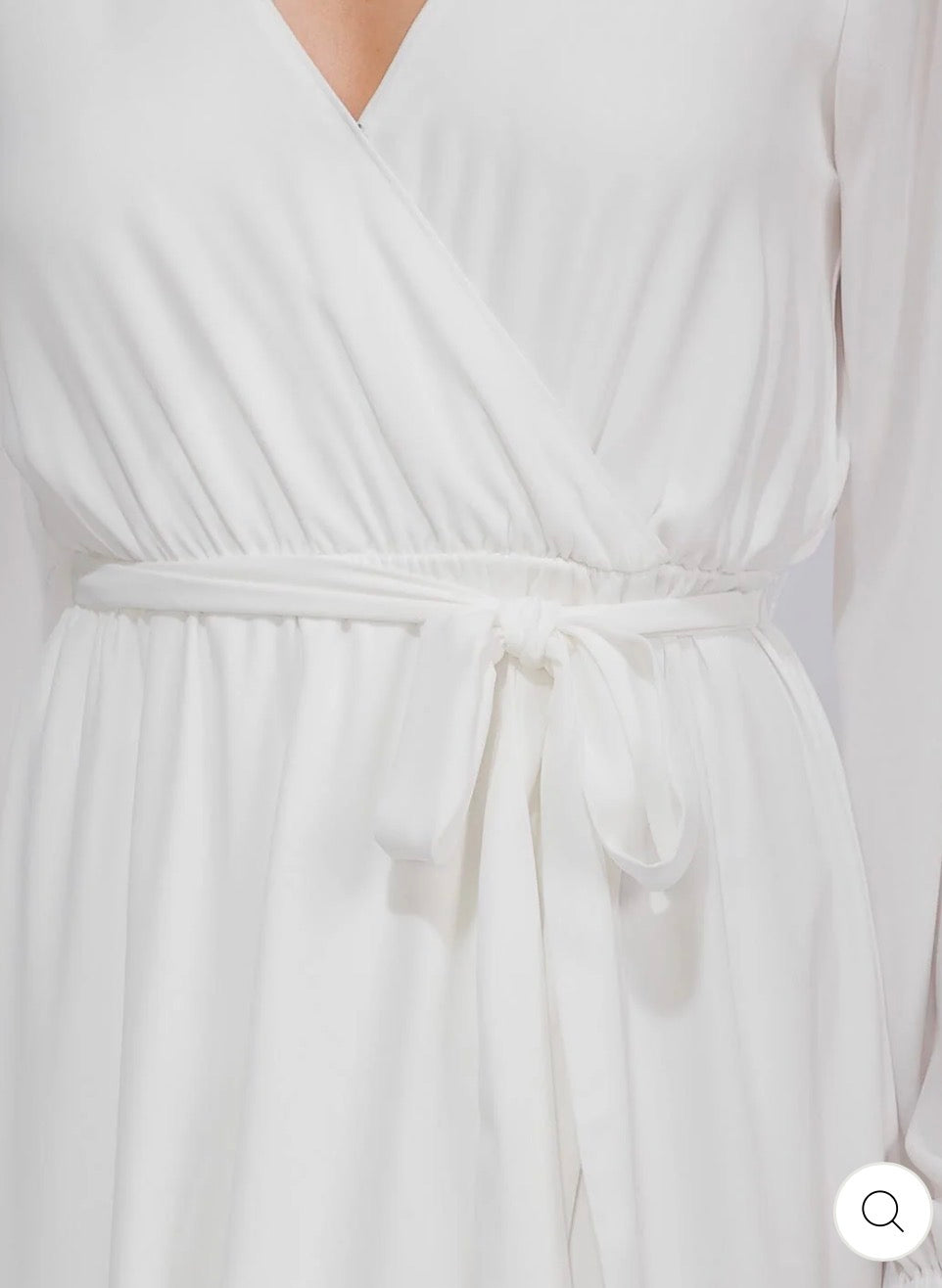 Vestido blanco largo elegante