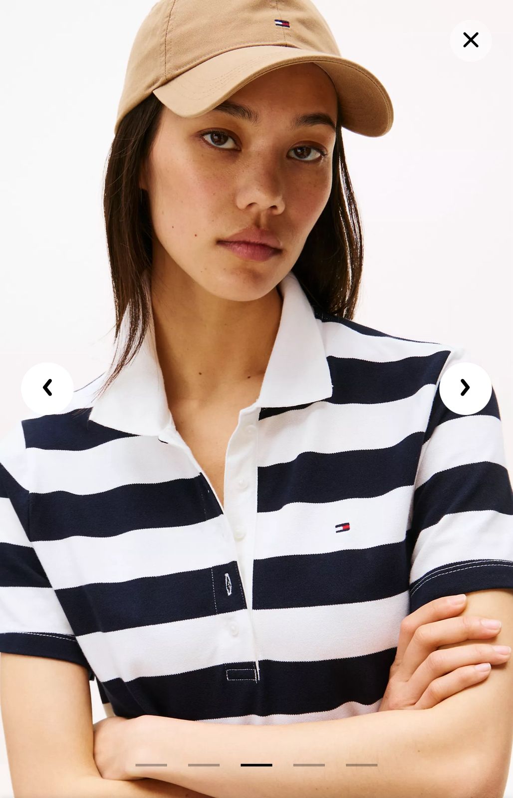Vestido líneas blanco y negro Tommy Hilfiger