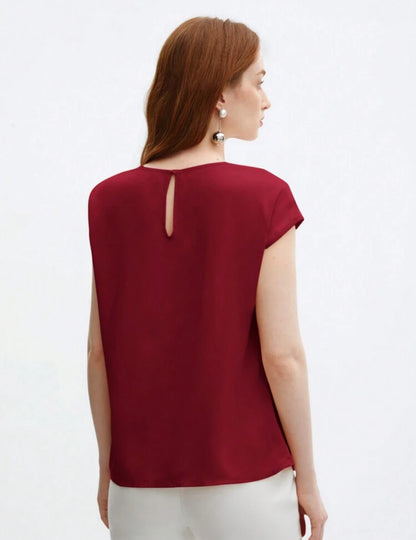 Camisa roja manga corta