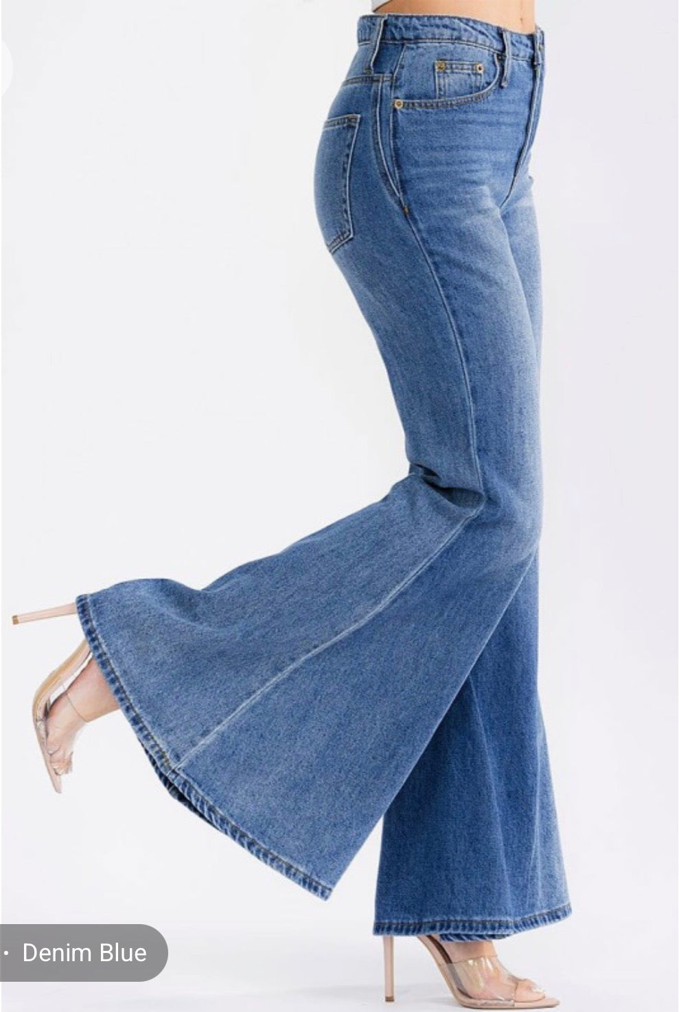 Pantalón Denim campana