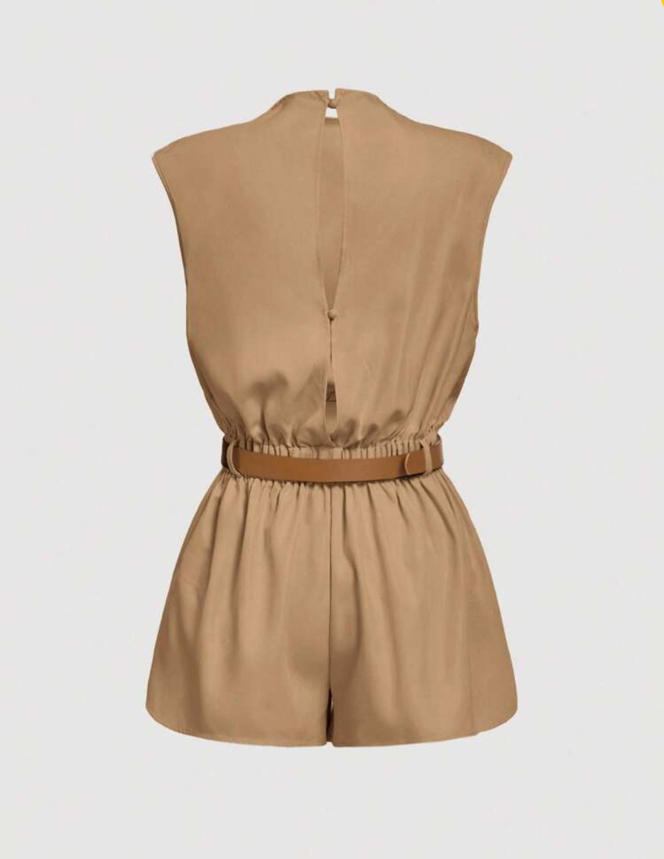 Mono corto beige