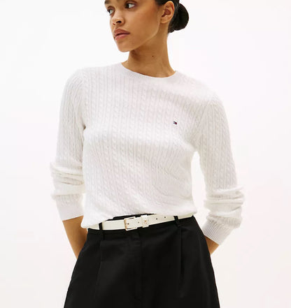 Sueter de punto color blanco
