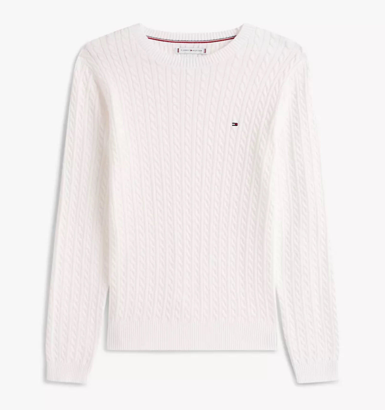 Sueter de punto color blanco