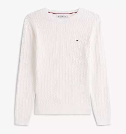 Sueter de punto color blanco