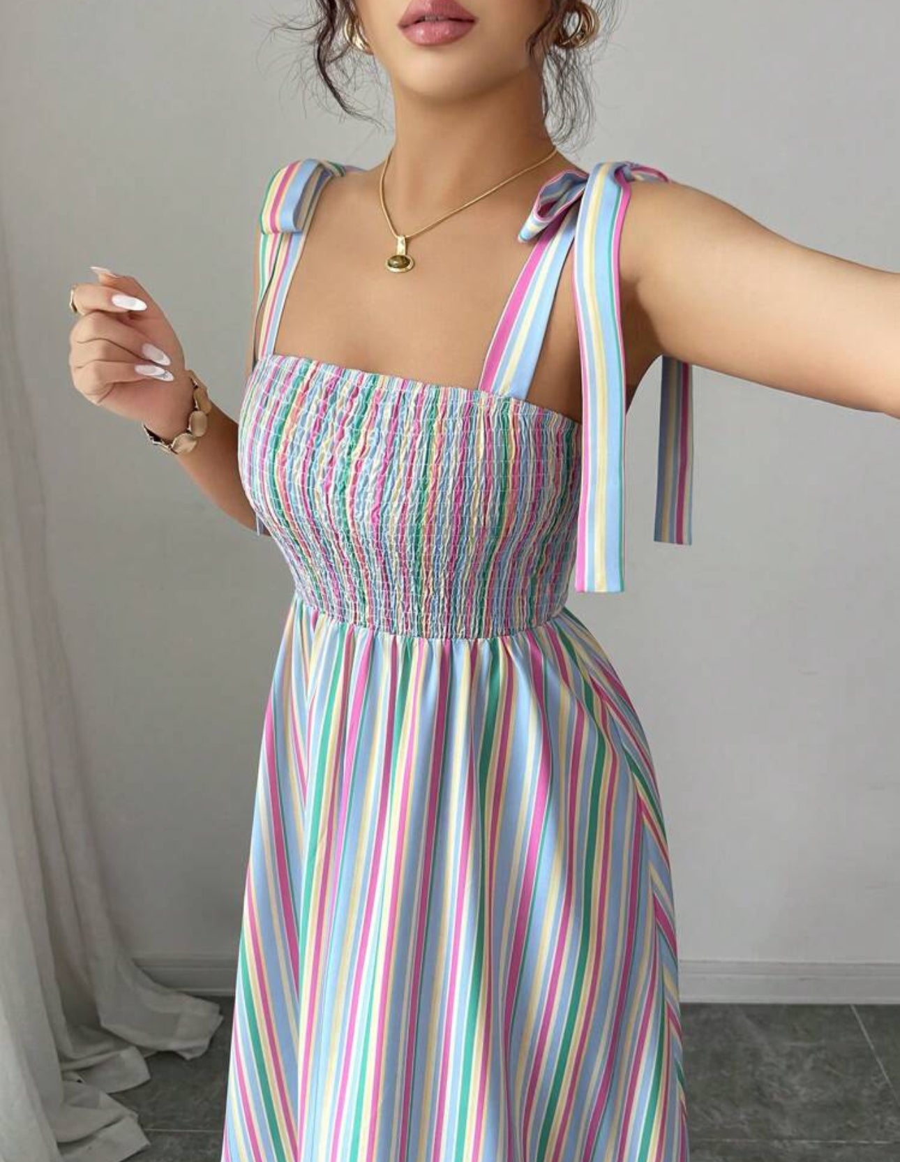 Vestido multicolor